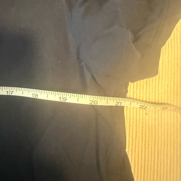 J. Crew Navy Tee with Yellow Dog Christmas Print - Picture 4 of 8